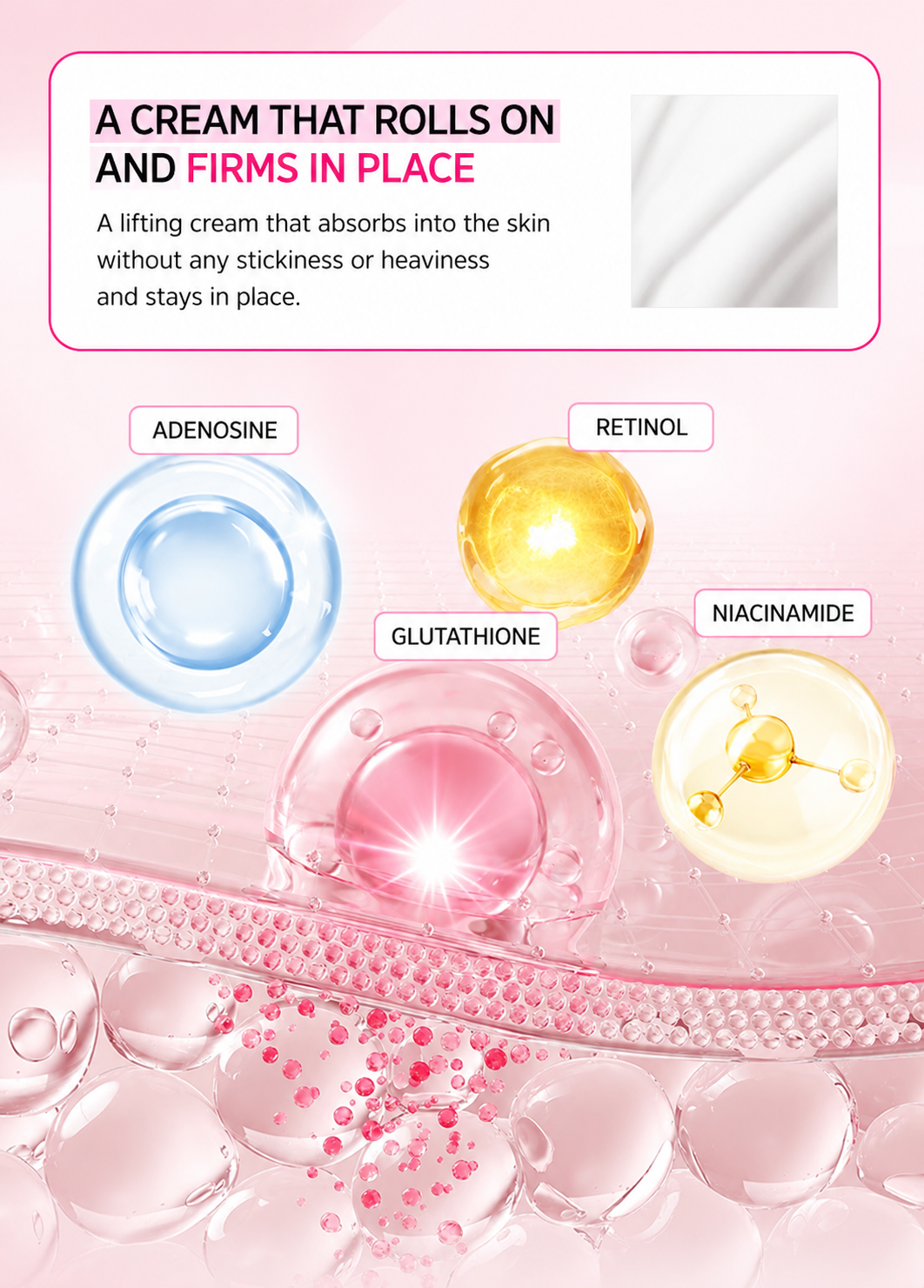 Glutathione V-Up GUA SHA Lifting Cream