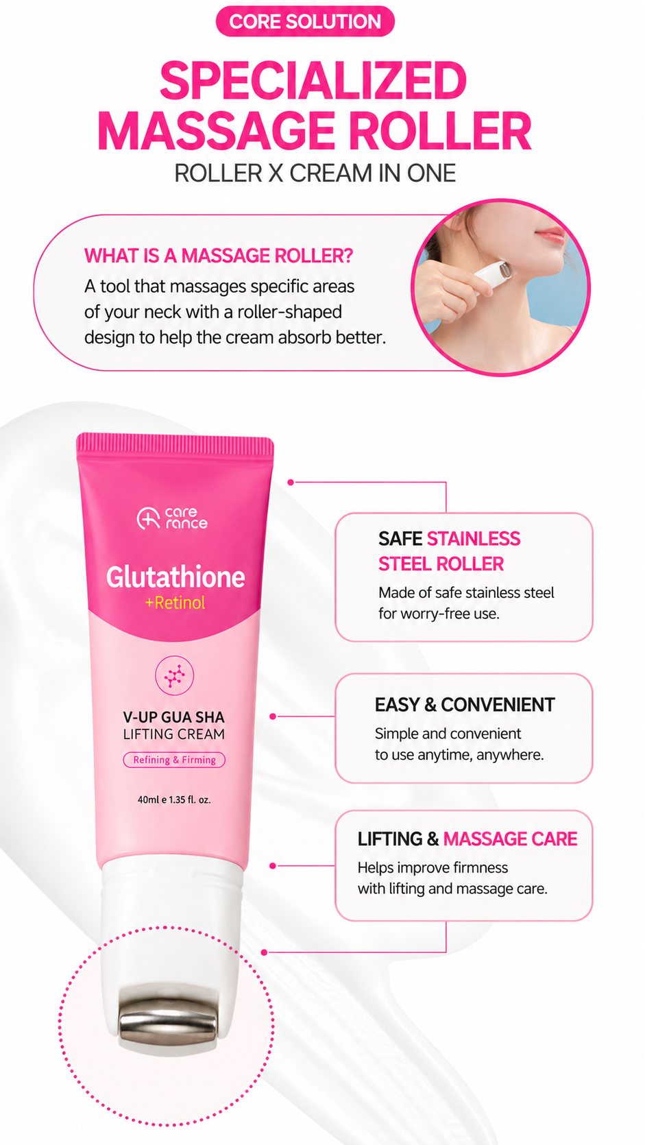 Glutathione V-Up GUA SHA Lifting Cream