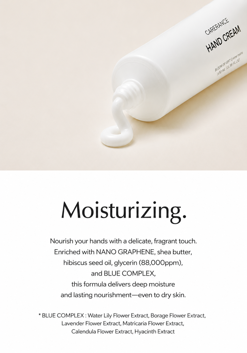 Bloom De Vert Hand Cream (100ml / 3.38 fl. oz.)