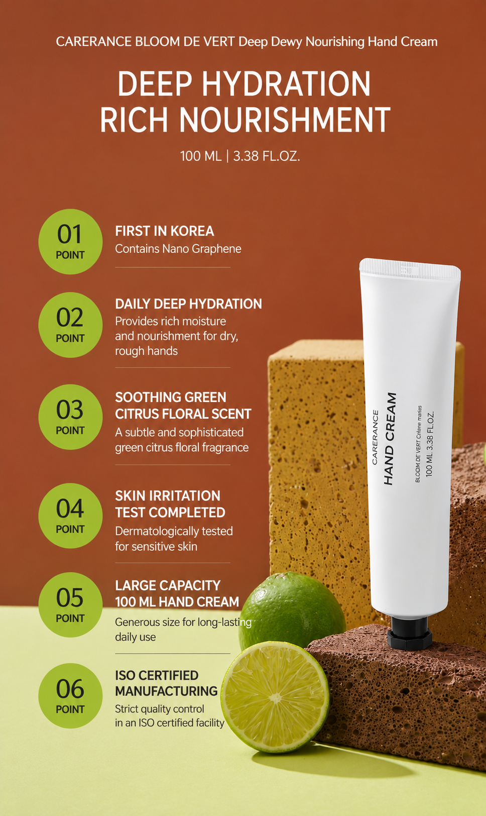 Bloom De Vert Hand Cream (100ml / 3.38 fl. oz.)