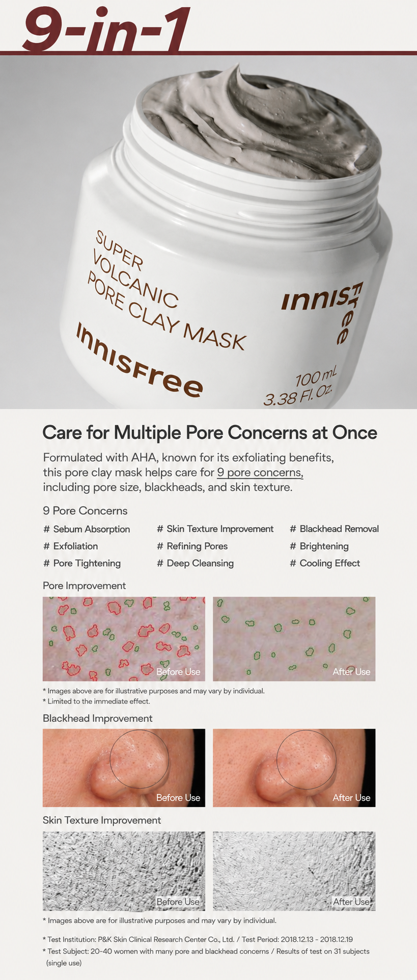 Super Volcanic Pore Clay Mask 100ml