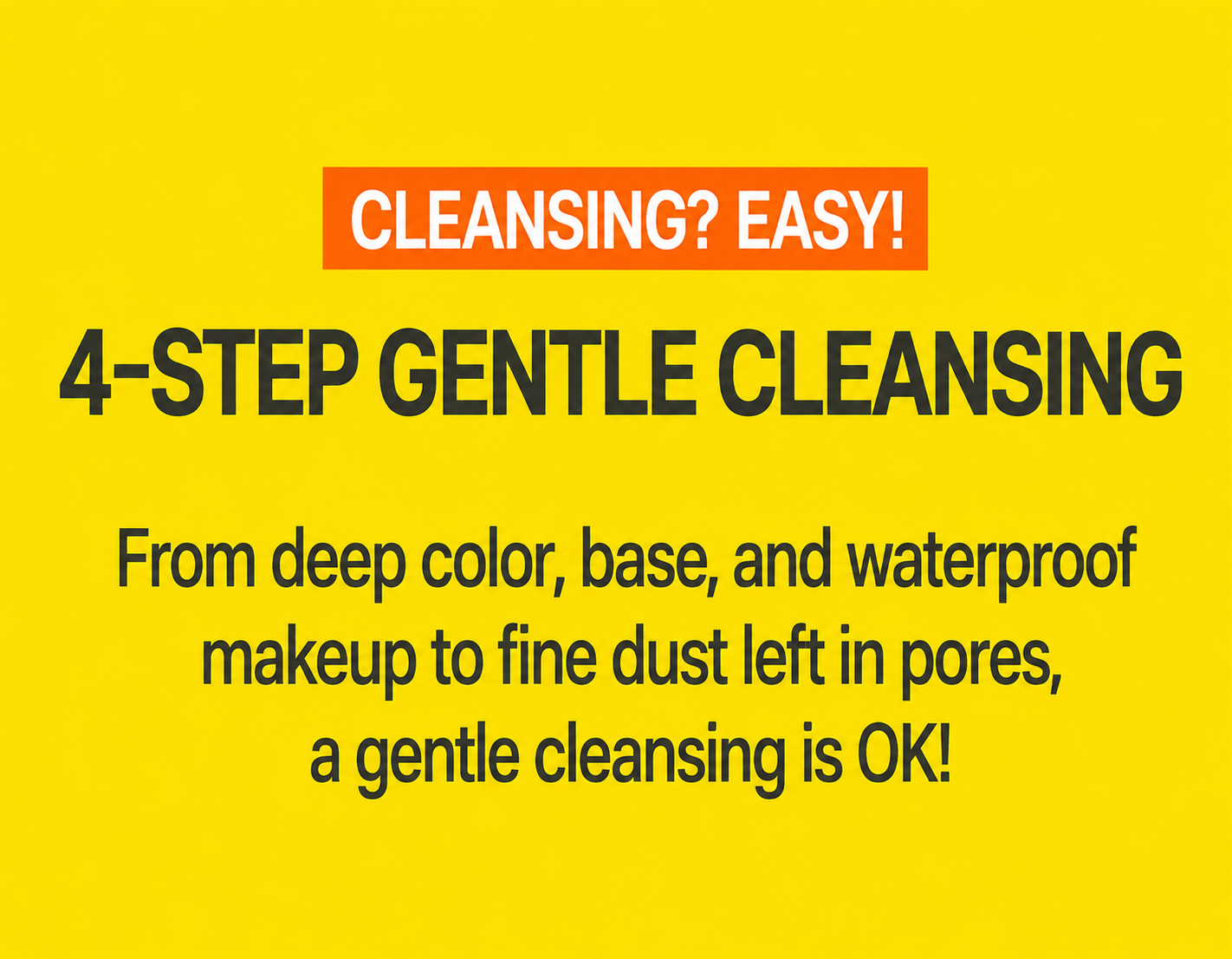 Clean and smooth cleansing oil