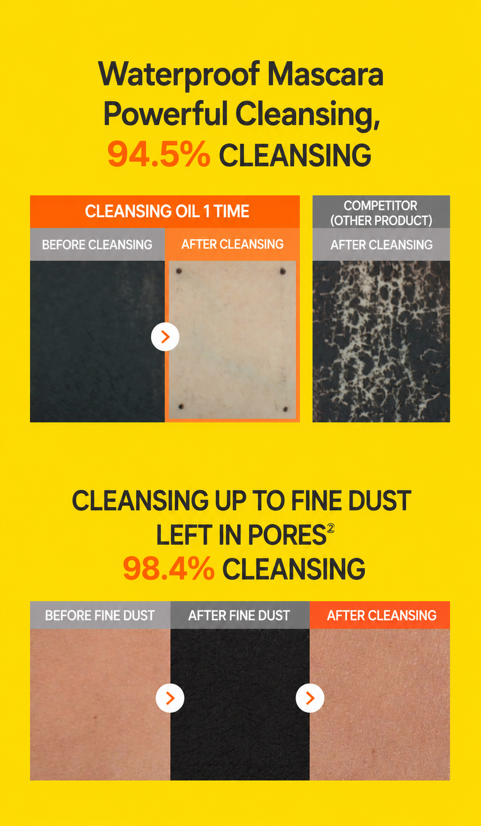 Clean and smooth cleansing oil