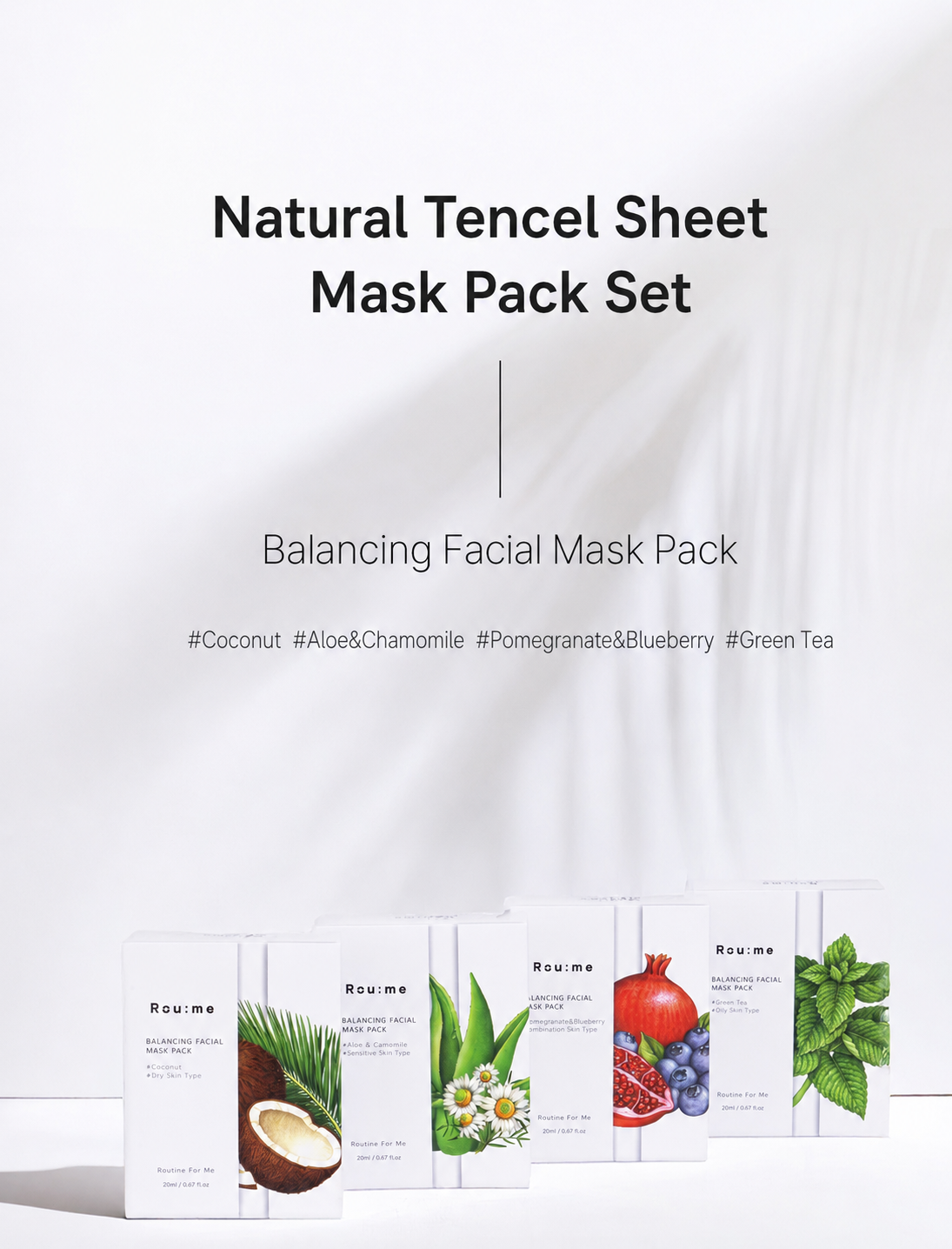Balancing Facial Mask Pack (Coconut) 20ml*10EA