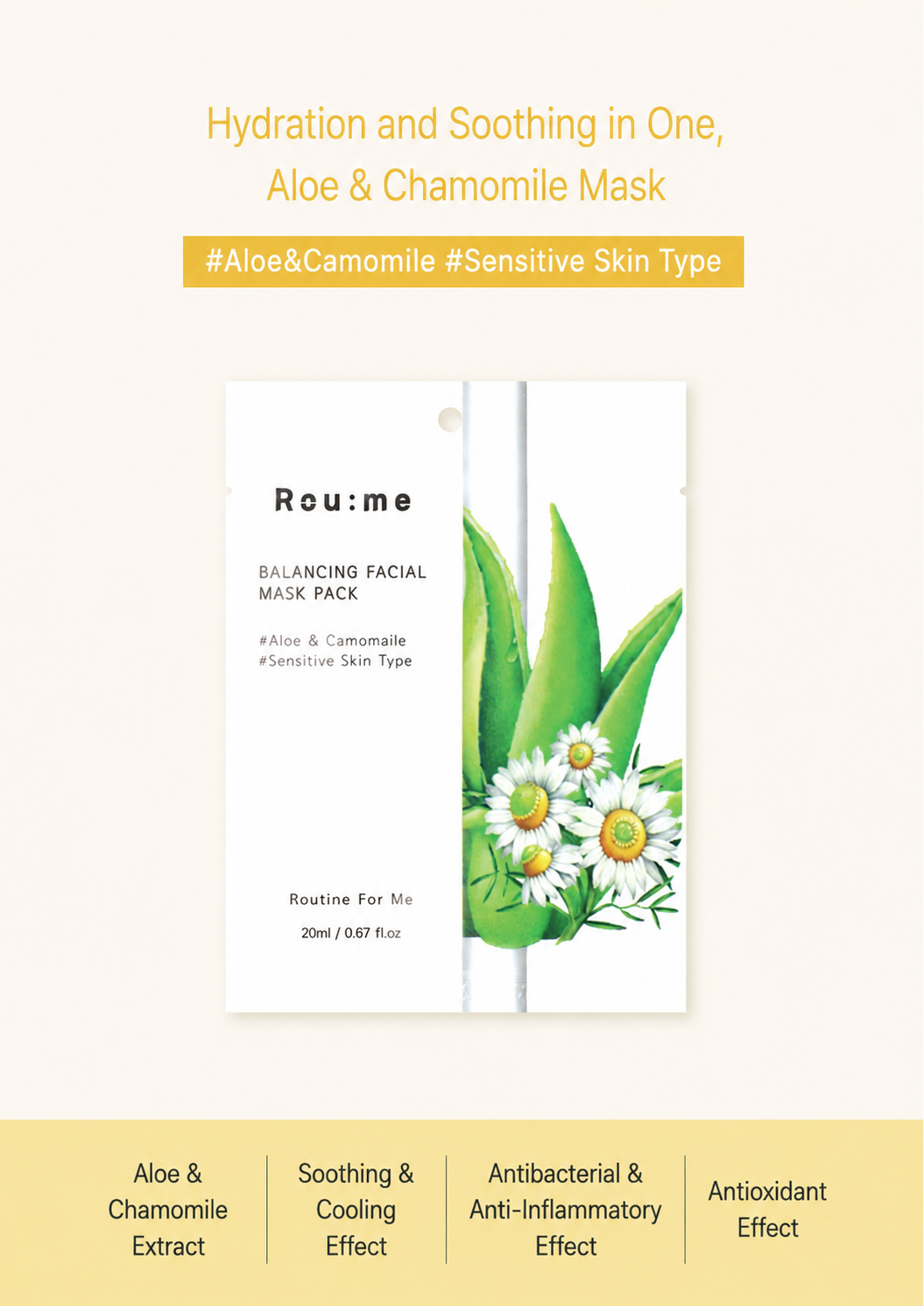 Balancing Facial Mask Pack (Coconut) 20ml*10EA