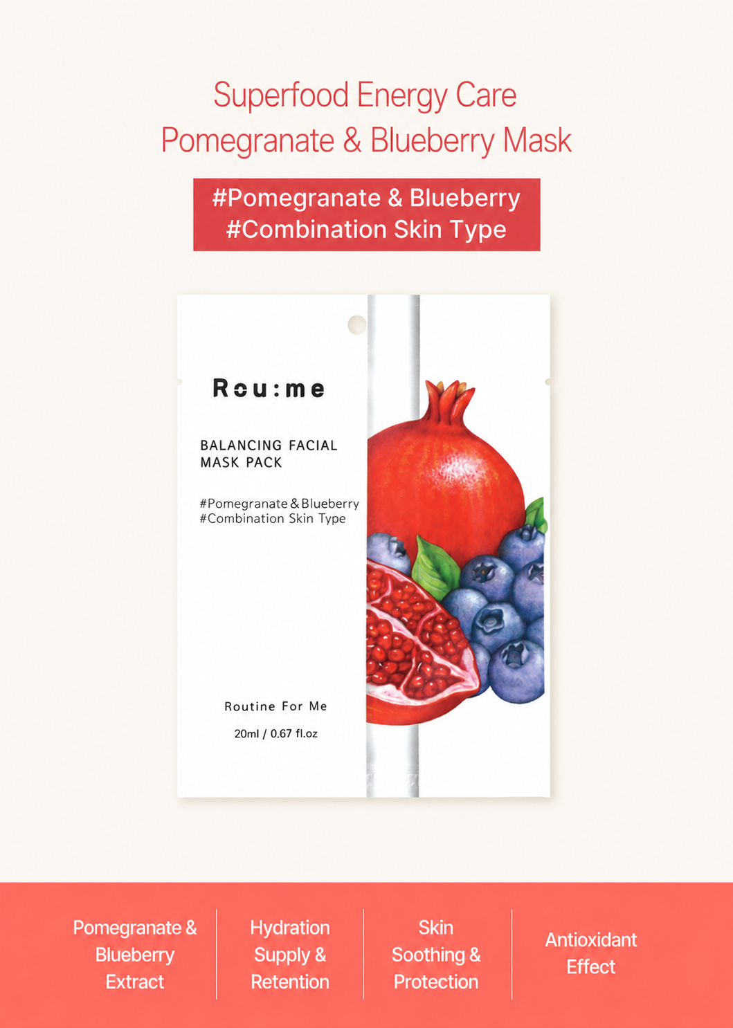 Balancing Facial Mask Pack (Coconut) 20ml*10EA